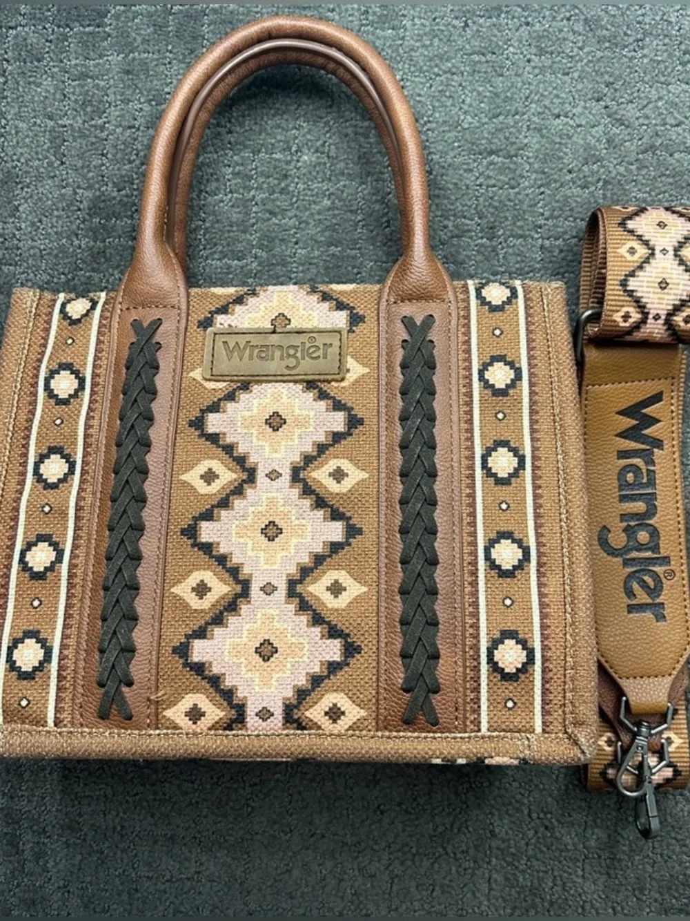 Wrangler Brown Tote Bag